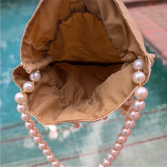 Beaded Drawstring Bag - Picture 2 of 3